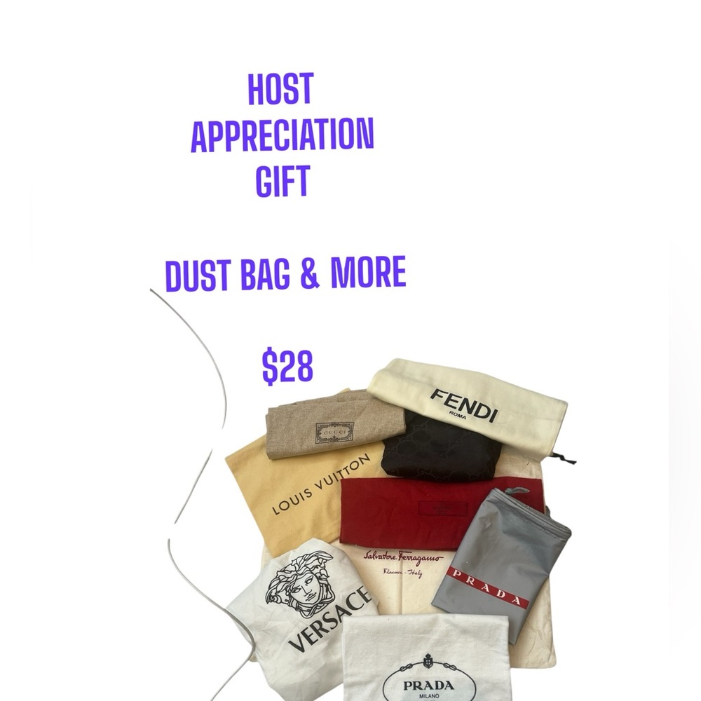 Host APPRECIATION BOX - DUST BAG CENTERED BUT LOTS MORE INSIDE! Don’t miss out!